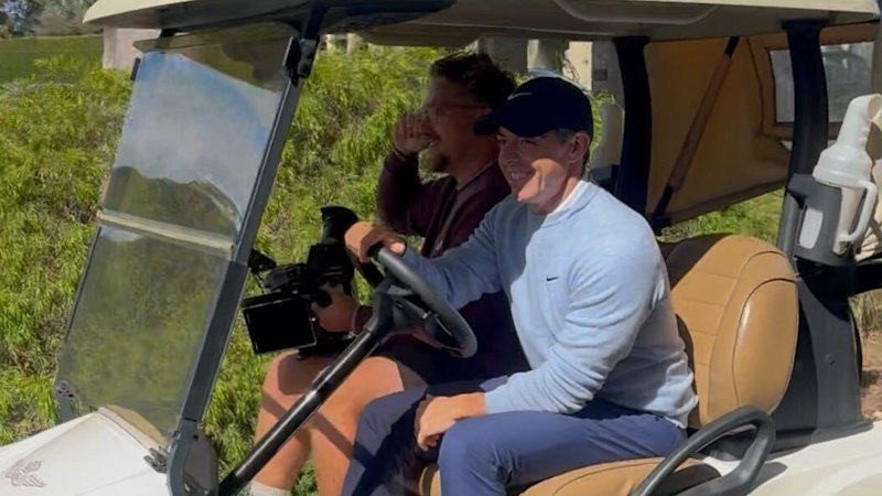 Golf superstar McIlroy steps onto the course at Royal Melbourne