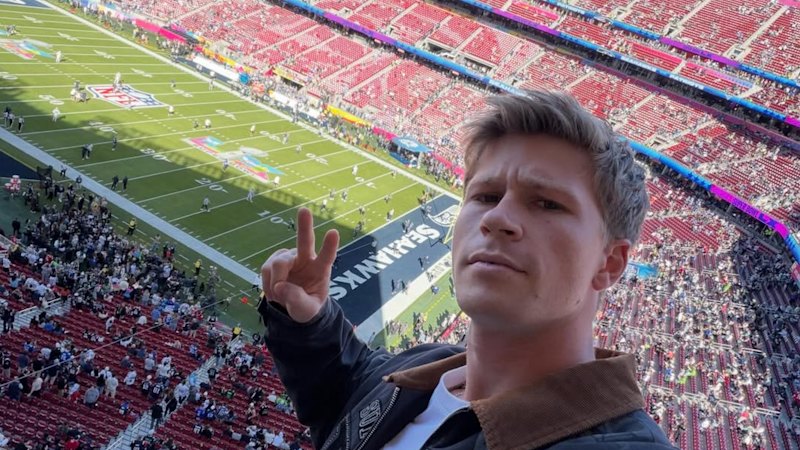 Robert Irwin, footy chiefs and lawyer’s forgotten passport: Aussies fly Super Bowl flag