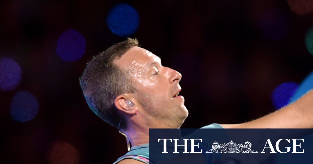 Coldplay’s Chris Martin falls through trapdoor at Melbourne’s Marvel