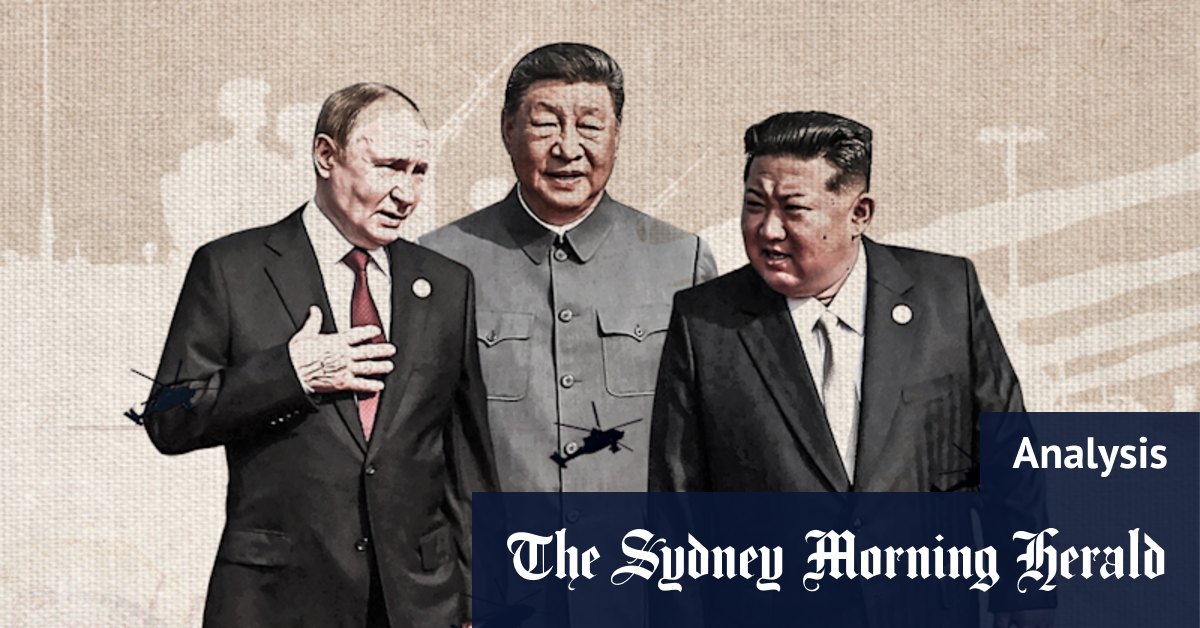 Xi Jinping, Vladimir Putin and Kim Jong-un send message to the west