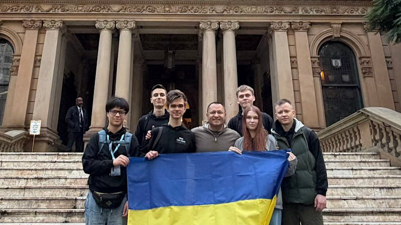 Outrage as Ukrainian teens forced to face Russians at Australian AI summit (australia) — SMH