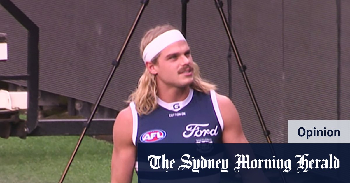 The only person who crossed the line at Geelong on Wednesday was Bailey Smith