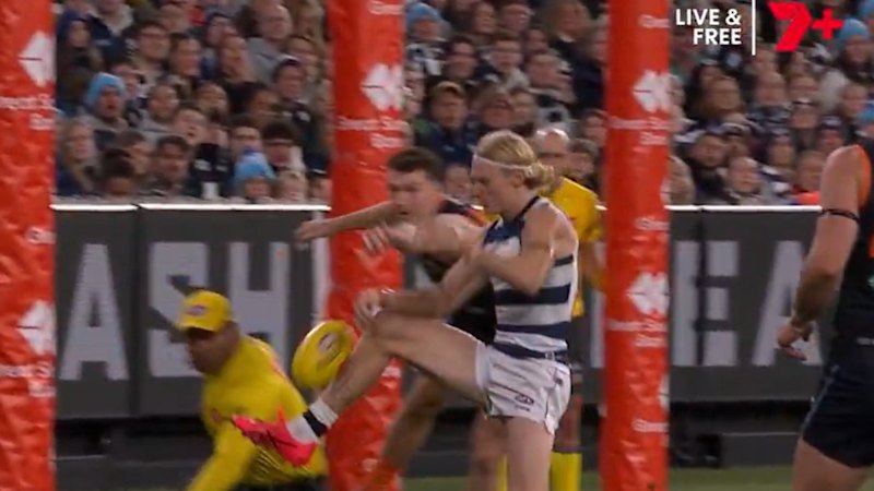 The Ollie Dempsey no goal, how a “howler” was allowed to stand, and what Geelong Cats coach Chris Scott said about the ARC system