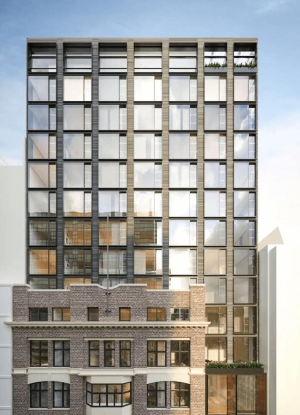 An artist's render of the Ace Hotel, which will open in Surry Hills in early 2022.