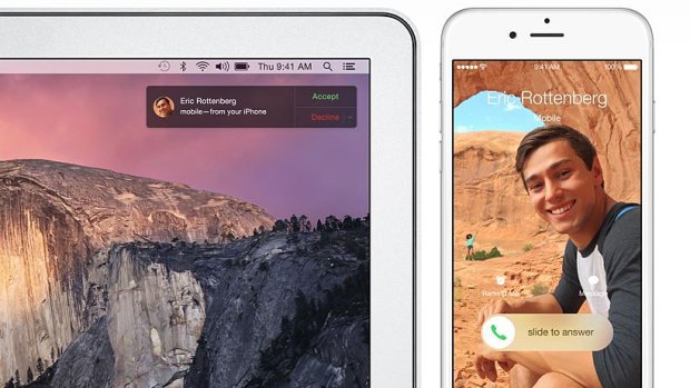 Yosemite has been designed to work closely with iOS for iPhones and iPads.