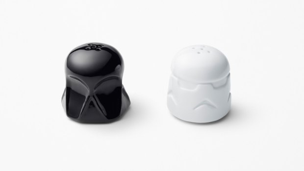 Japanese firm Nendo has produced Star Wars themed salt and pepper shakers.