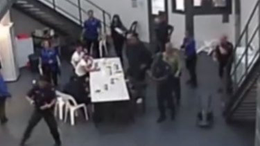 Cctv Footage Shows Youth Riot Inside Controversial Barwon Prison Unit