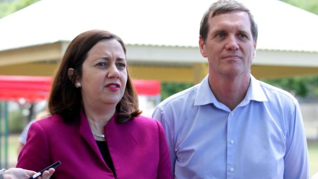 Dr Anthony Lynham and opposition leader Annastacia Palaszczuk have copped a blast from Premier Campbell Newman.