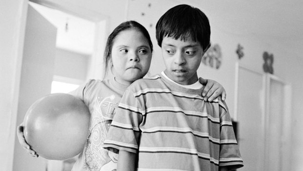 Luis and Angelique Oaxaca 2011 Luis and America at the Downs Syndrome School, Oaxaca, 2014 for 'The new storytellers: Morganna Magee' young documentary photographers series on Clique.