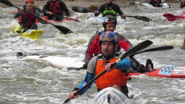Kayakers tackle the Avon Descent.