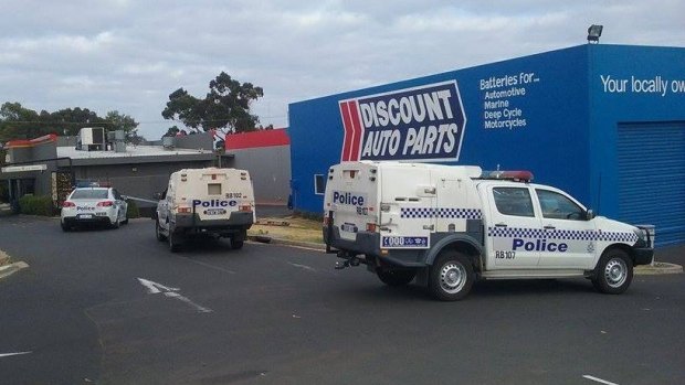 Police attended Discount Auto Parts in Australind to investigate a burglary and assault.