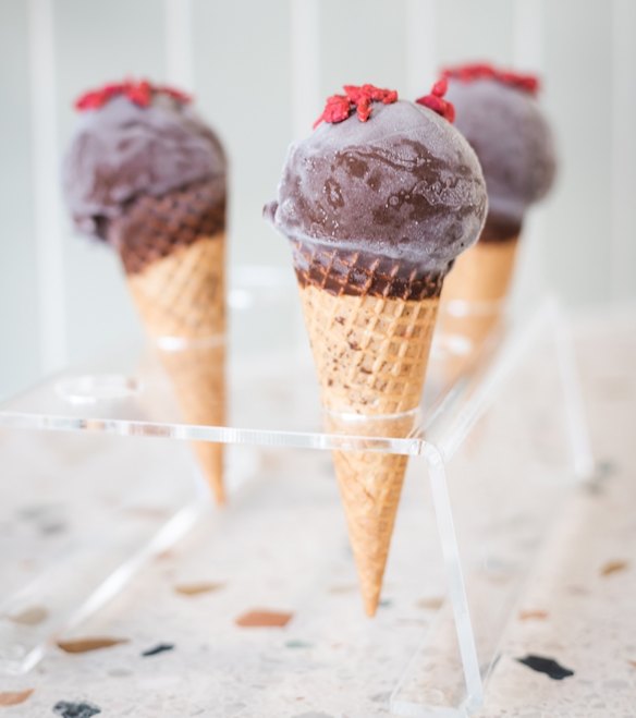 Choc-tops at Boca gelateria in Ivanhoe.