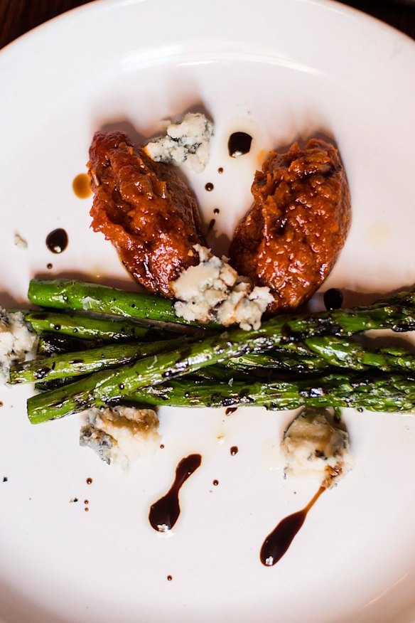 The asparagus entree 