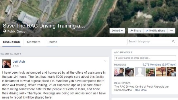 Over 5,000 people have joined the group seeking to save the RAC DTEC.