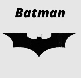 DC Comics' Batman logo.