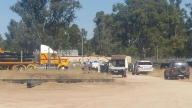 A 36-year-old man was killed in a Chinchilla workplace accident on Saturday.