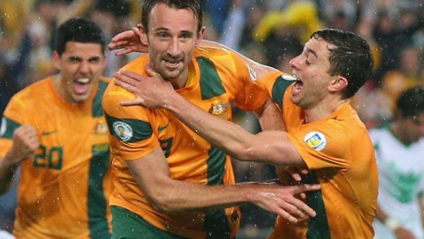 New Year resolution: Josh Kennedy will join the A-League in January.