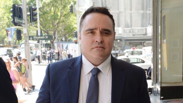 Ben McCormack arrives at the Downing Centre District Court in Sydney on Friday.