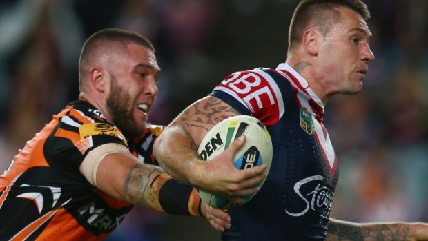 Two more years: Shaun Kenny-Dowall will stay at the Roosters.