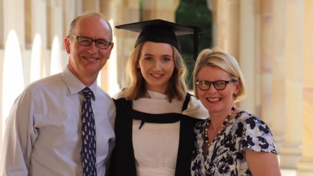 Dr Andrew Bryant and his wife Susan with their daughter, Charlotte. "His four children and I are not ashamed of how he died," Mrs Bryant wrote.