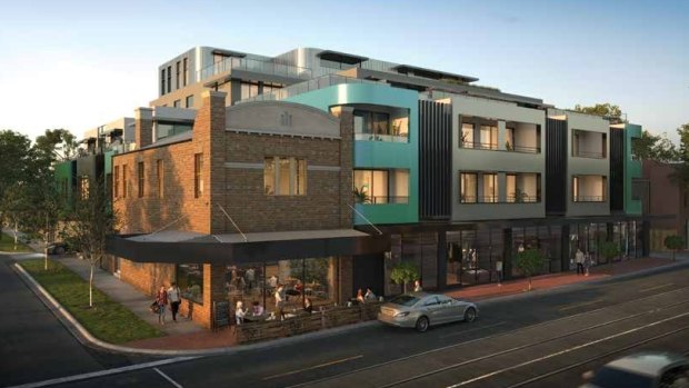The vendor of 1396-1402 Malvern Road recently won a permit for a four-level mixed use building.