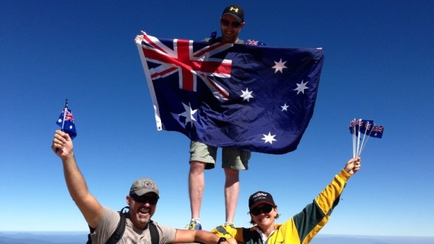 One way to celebrate our nation's day is with a climb to the top of Australia's highest point, Mount Kosciusko.