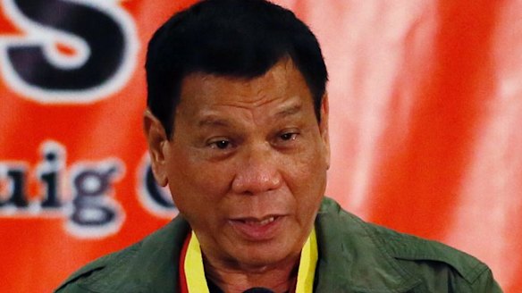 Philippine President Rodrigo Duterte.