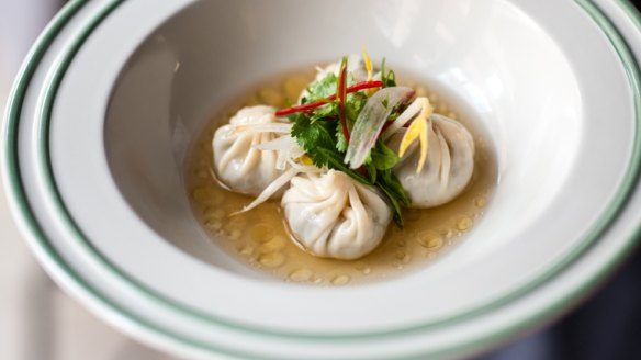 Ho Chi Mama's pho'plings - pho soup inspired dumplings.