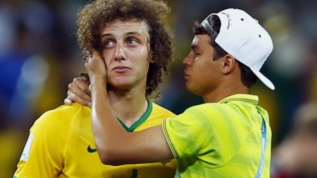 David Luiz: apologised to the fans.