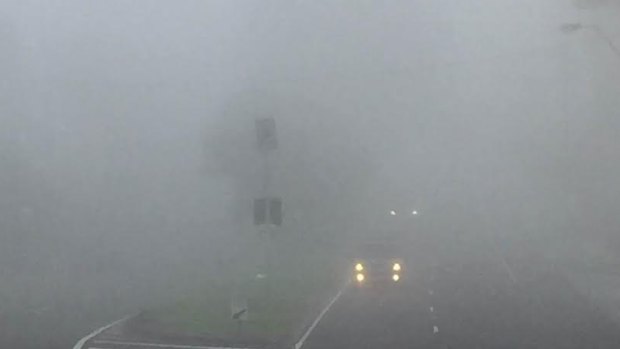 "Driving in Upwey was like navigating through thick smoke," Mex said. 