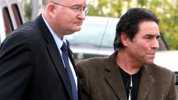 Lucky Gattellari, pictured in October 2010, when he was arrested for questioning in relation to the murder of Michael McGurk.