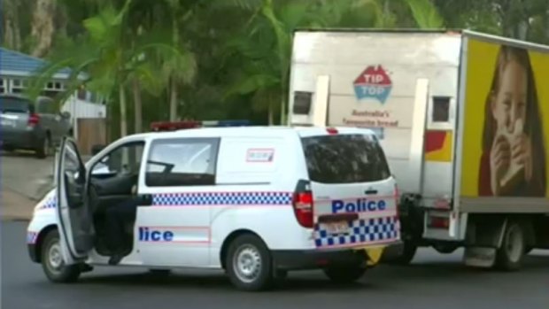 Police investigate an incident in Logan, where a bread truck was found and a sedan was stolen.