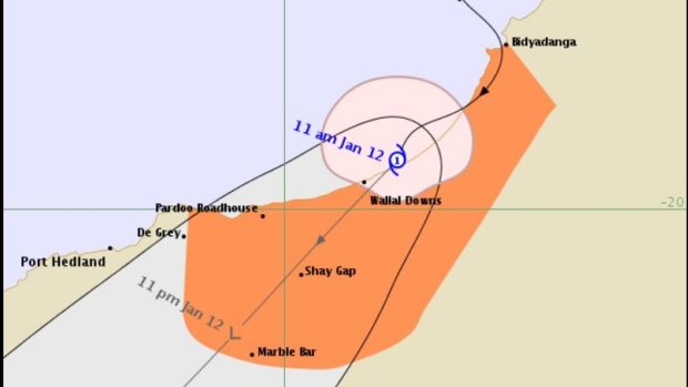 The cyclone is expected to make landfall on Friday. 
