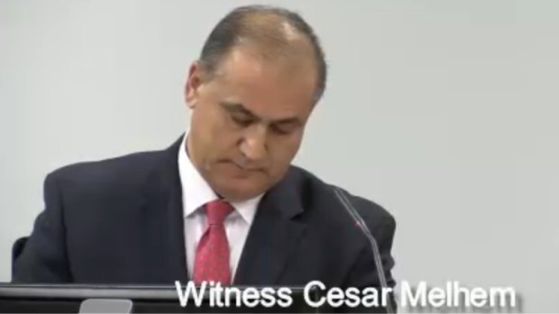 Labor MP Cesar Melhem's testimony at the trade union royal commission does that tally with that of a key adviser to Premier Daniel Andrews.