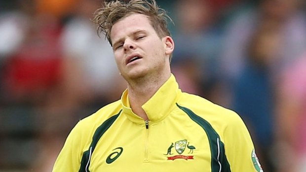 Injured: Steve Smith won't be making the trip to New Zealand for the Chappell-Hadlee series but should fit for the first Test against India, starting February 23.