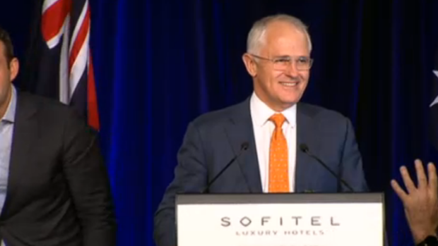 Prime Minister Malcolm Turnbull was confident he could form a majority government.