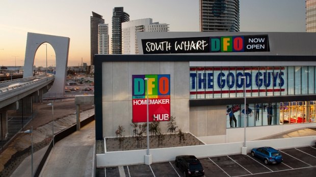 The DFO at South Wharf.