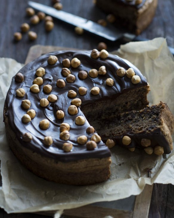 Hazelnut torte at Flour and Stone, Woolloomooloo.