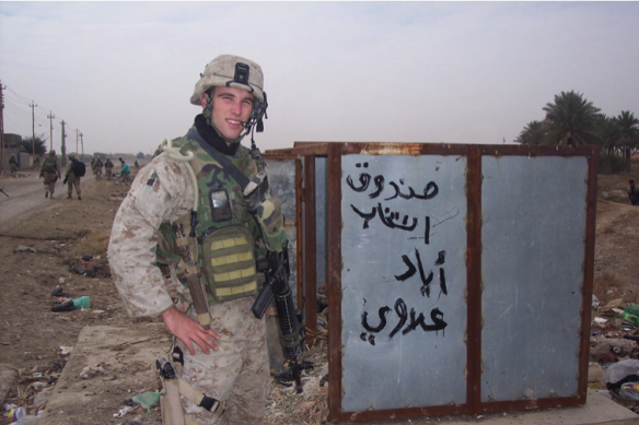 US Marines war hero and special forces' veteran Elliot Ackerman. 