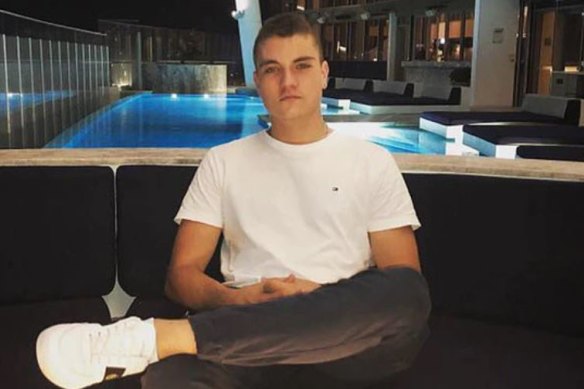 Kristian Radovanovic allegedly travelled to Byron Bay with his father. 