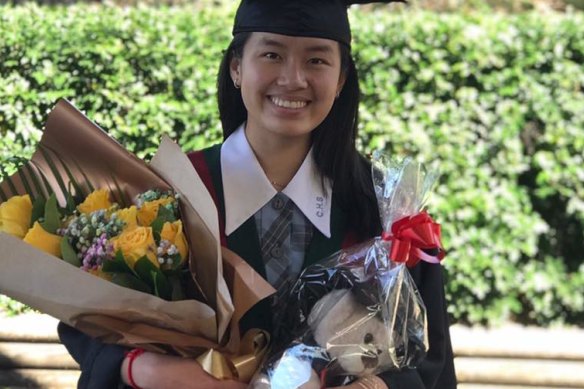 Julina Lim, from Cabramatta High School, topped the state in economics in the 2020 HSC. 