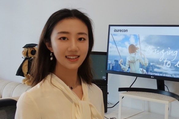 Helen Ye completed two industry placement programs, including one in Sydney and the other in China.
