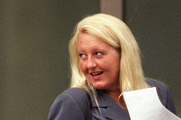 Nicola Gobbo outside the Supreme Court in 2004, at the height of her criminal defence career.