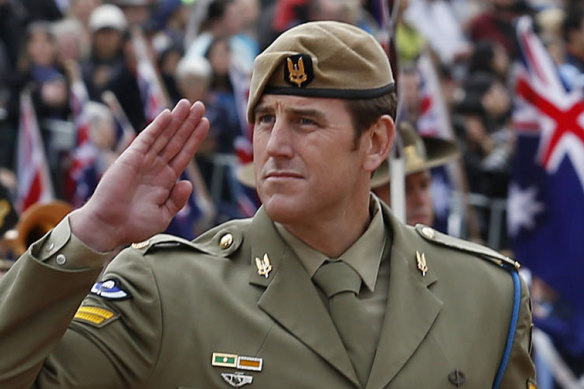 Higher calling: Decorated soldier Ben Roberts-Smith. 