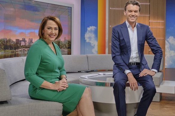 ABC News Breakfast hosts Lisa Millar and Michael Rowland have lifted the program's ratings to a record high.