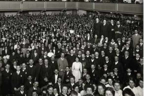Inside Brisbane’s Old Museum Building in the 1930s. 