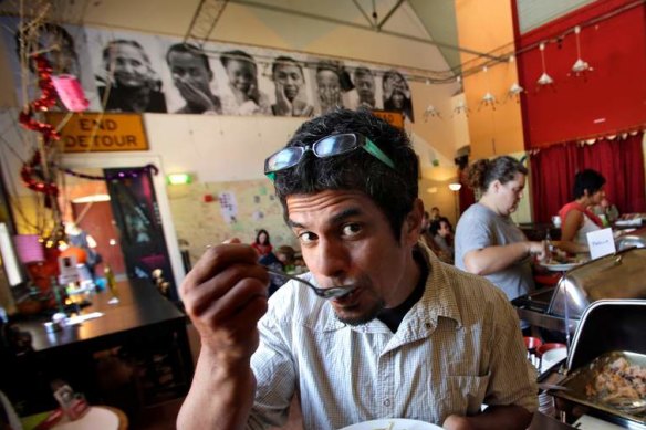 Shanaka Fernando, founder of Lentil as Anything at the restaurant in Abbotsford.