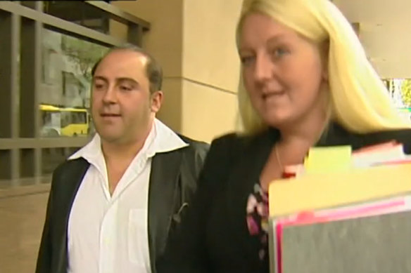 Barrister-turned-informer Nicola Gobbo with drug trafficker-turned-inmate Tony Mokbel.