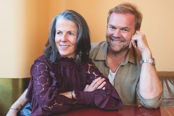 Natalie Elliott with Bill Granger at bills, Surry Hills. 