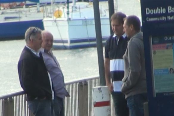 The four men leading the first conspiracy were monitored as they met at the skiff club in Double Bay to begin plotting. 